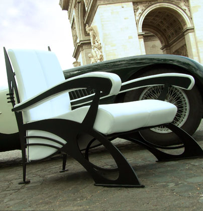 Fauteuil Design Vitesse et Jaguar Type C